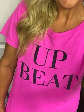 J. Crew Women’s 'Upbeat' Pink Graphic Tee